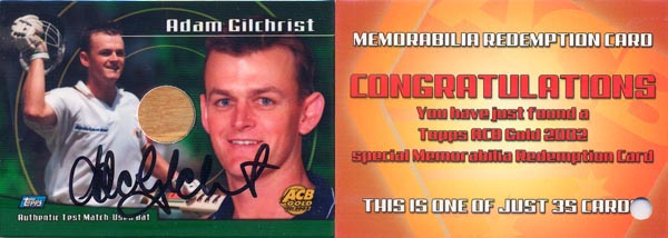 Topps ACB Gold 2001-02 (125) + Specials